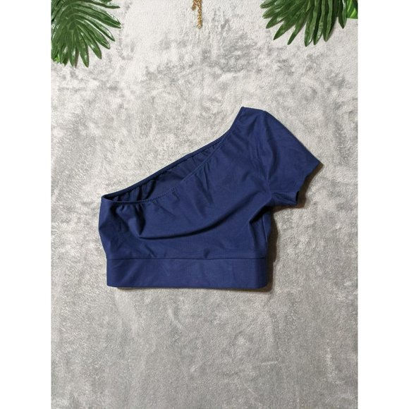 🍑VICTORIA SPORTS Athleisure Gym Running Women Crop Top One shoulder XSMALL(0-2) - Picture 7 of 10